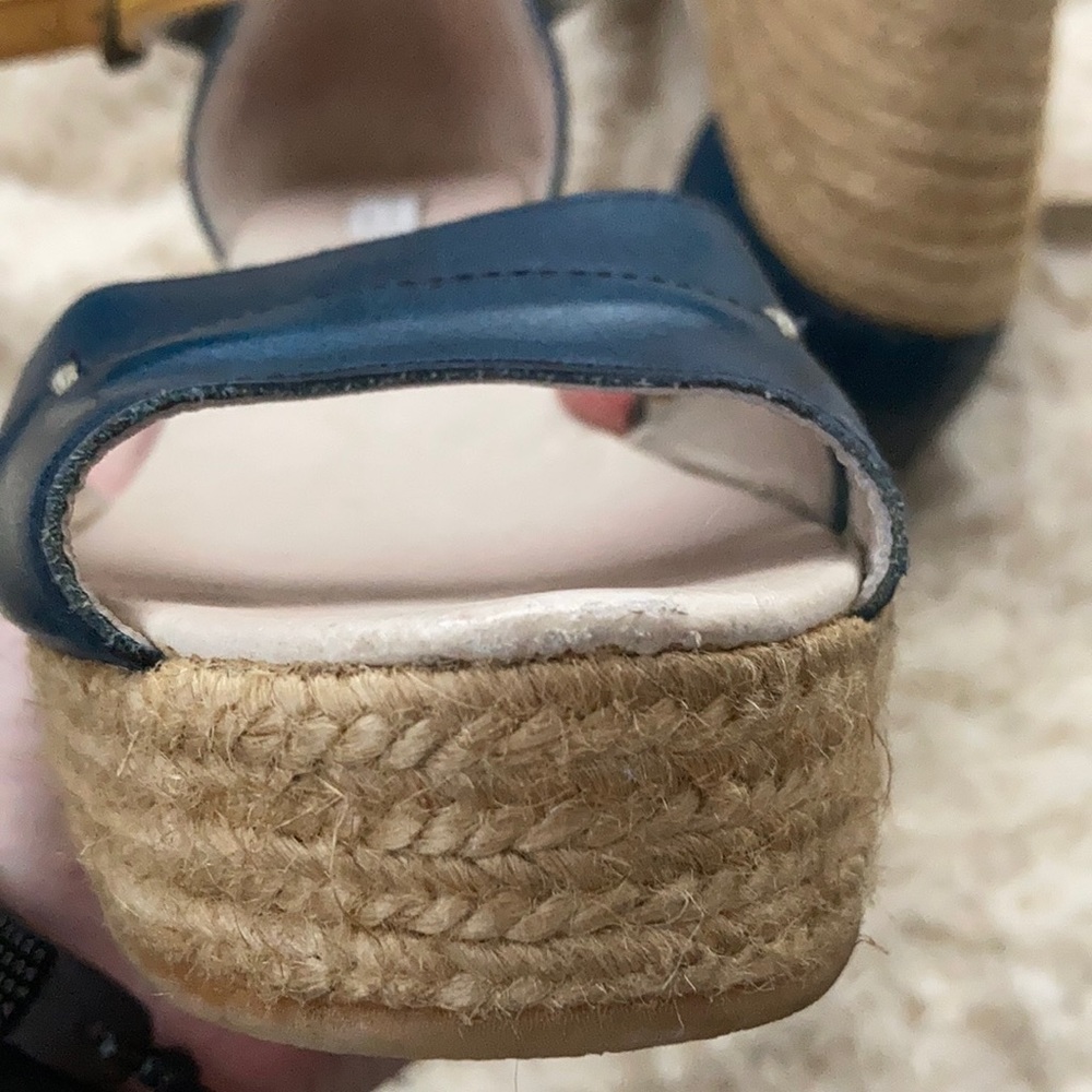 RADLEY LONDON Blue and Tan Platform Shoes - Picture 6 of 7